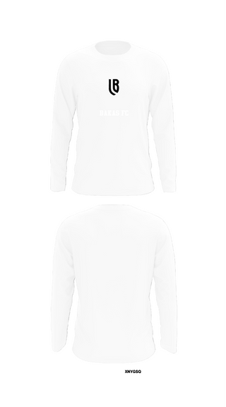 Long Sleeve Performance Shirt, Bakas FC, Men's Soccer, Teamtime, Team time, sublimation, custom sports apparel, team uniforms, spirit wear, spiritwear, sports uniforms, custom shirts, team store, custom team store, fundraiser sports, apparel fundraiser