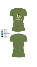 USMAPS AY 25 34180686 Women's Short Sleeve V-neck Shirt - 44