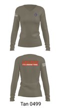 1st Marine Regiment 32808075 Women's Long Sleeve V-neck Shirt - 54
