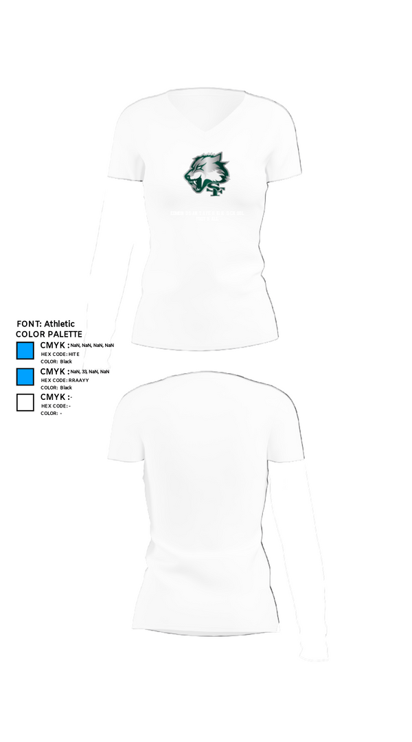 Womens Short Sleeve Vneck Shirt, Edmond Santa Fe High School Football, Football, Teamtime, Team time, sublimation, custom sports apparel, team uniforms, spirit wear, spiritwear, sports uniforms, custom shirts, team store, custom team store, fundraiser sports, apparel fundraiser