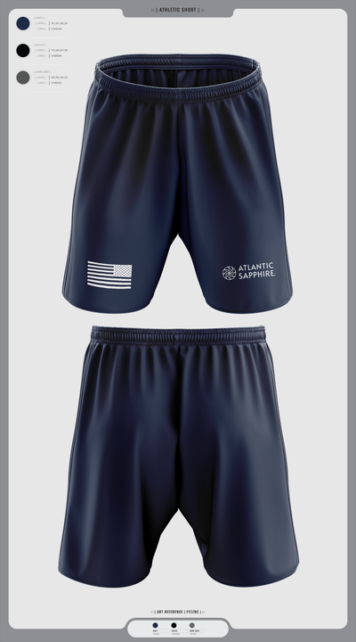 undefined Athletic Shorts With Pockets - 1