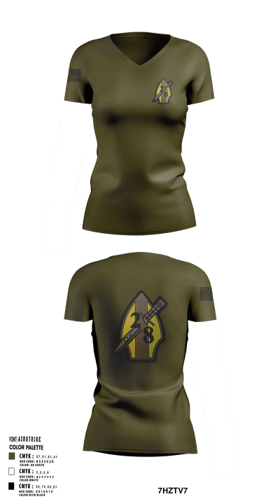 2/8 73185754 Women's Short Sleeve V-neck Shirt - 28