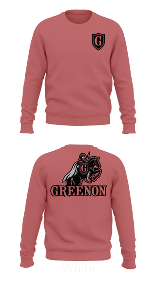 Crew Neck Sweatshirt, Greenon Knights, Women's Volleyball, Teamtime, Team time, sublimation, custom sports apparel, team uniforms, spirit wear, spiritwear, sports uniforms, custom shirts, team store, custom team store, fundraiser sports, apparel fundraiser