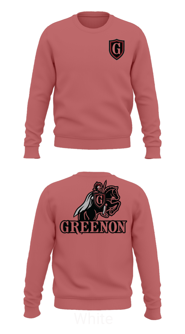 Crew Neck Sweatshirt, Greenon Knights, Women's Volleyball, Teamtime, Team time, sublimation, custom sports apparel, team uniforms, spirit wear, spiritwear, sports uniforms, custom shirts, team store, custom team store, fundraiser sports, apparel fundraiser