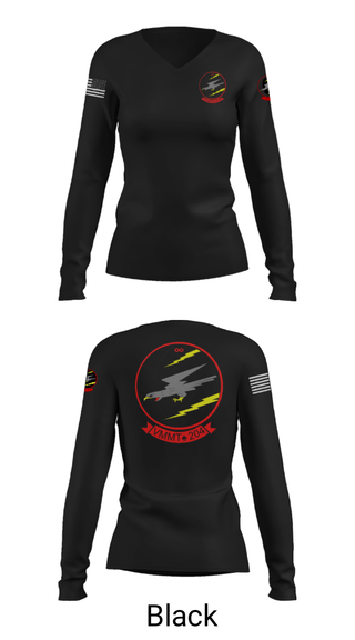 Women's Long Sleeve Vneck Shirt, VMMT-204, , Teamtime, Team time, sublimation, custom sports apparel, team uniforms, spirit wear, spiritwear, sports uniforms, custom shirts, team store, custom team store, fundraiser sports, apparel fundraiser