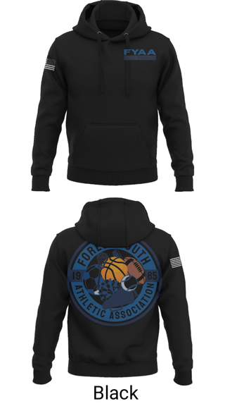 Hoodie, Forest Youth Athletic Association Football, Football, Teamtime, Team time, sublimation, custom sports apparel, team uniforms, spirit wear, spiritwear, sports uniforms, custom shirts, team store, custom team store, fundraiser sports, apparel fundraiser