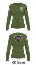 Co-op City Police Department 96634913 Women's Long Sleeve V-neck Shirt - 54