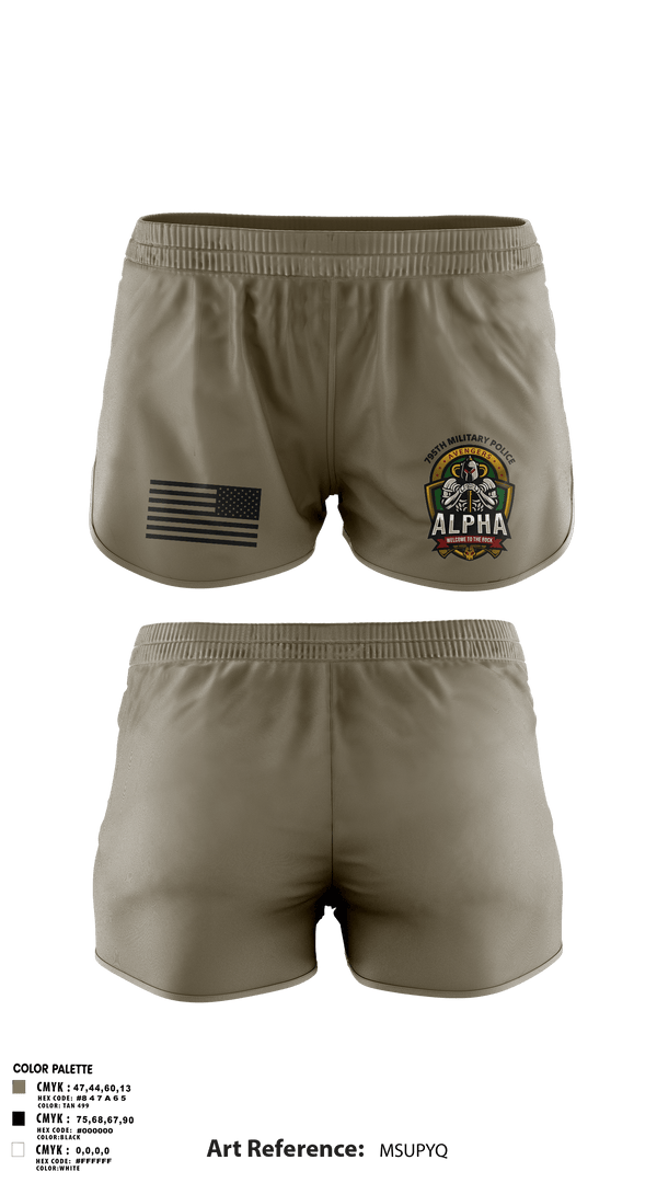Ranger Panties, 795th military police, Army, Teamtime, Team time, sublimation, custom sports apparel, team uniforms, spirit wear, spiritwear, sports uniforms, custom shirts, team store, custom team store, fundraiser sports, apparel fundraiser