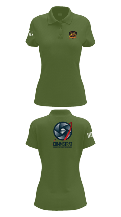 12th MLR COMMSTRAT 81672538 Women's Short Sleeve Performance Polo  - 55