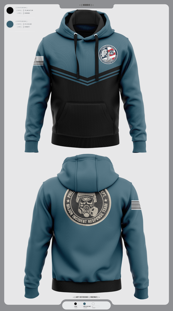 Hoodie, Philadelphia Police Counter Terrorism Operations, Police, Teamtime, Team time, sublimation, custom sports apparel, team uniforms, spirit wear, spiritwear, sports uniforms, custom shirts, team store, custom team store, fundraiser sports, apparel fundraiser