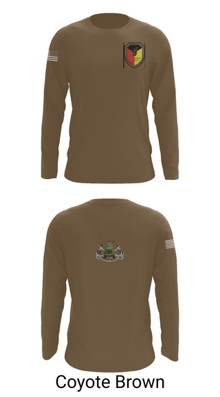 Long Sleeve Performance Shirt, 9th Comm Service company, Marines, Teamtime, Team time, sublimation, custom sports apparel, team uniforms, spirit wear, spiritwear, sports uniforms, custom shirts, team store, custom team store, fundraiser sports, apparel fundraiser
