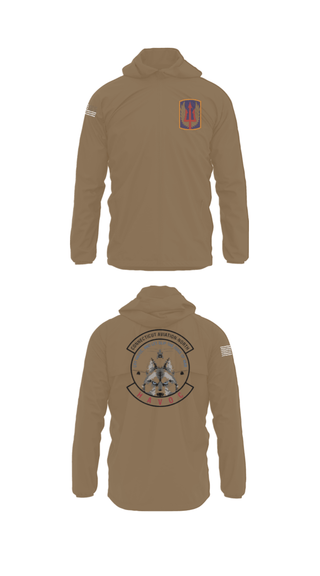 Windbreaker, 1-169th E Company, National Guard, Teamtime, Team time, sublimation, custom sports apparel, team uniforms, spirit wear, spiritwear, sports uniforms, custom shirts, team store, custom team store, fundraiser sports, apparel fundraiser