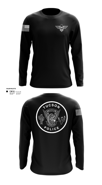 TPD MOTOR UNIT 67112743 Long Sleeve Performance Shirt - 101