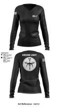 Delta Defense Unit 32292143 Women's Long Sleeve V-neck Shirt - 110