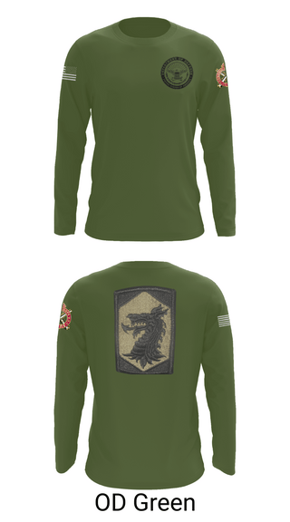 Long Sleeve Performance Shirt, 445 Chemical Company, National Guard, Teamtime, Team time, sublimation, custom sports apparel, team uniforms, spirit wear, spiritwear, sports uniforms, custom shirts, team store, custom team store, fundraiser sports, apparel fundraiser