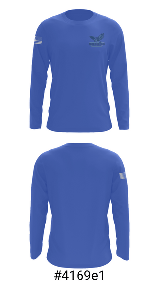 Long Sleeve Performance Shirt, Wilmer-Hutchins High School Tennis, Tennis, Teamtime, Team time, sublimation, custom sports apparel, team uniforms, spirit wear, spiritwear, sports uniforms, custom shirts, team store, custom team store, fundraiser sports, apparel fundraiser