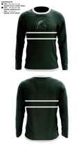 Pembroke Jr Spartans 97077412 Long Sleeve Performance Shirt - 41