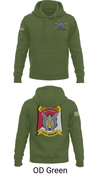Hoodie, B Troop 2-17 Cav REGT, , Teamtime, Team time, sublimation, custom sports apparel, team uniforms, spirit wear, spiritwear, sports uniforms, custom shirts, team store, custom team store, fundraiser sports, apparel fundraiser