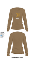 APSLFD 19423185 Women's Long Sleeve V-neck Shirt - 2