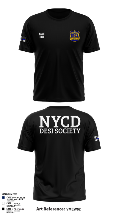 NYCD DESI SOCIETY 34062246 Short Sleeve Performance Shirt - 119