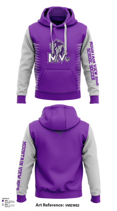 Mountain View High School Soccer 11438652 Hoodie - 123