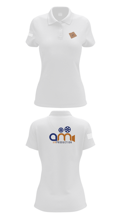 AM PRODUCTION 13584295 Women's Short Sleeve Performance Polo  - 17