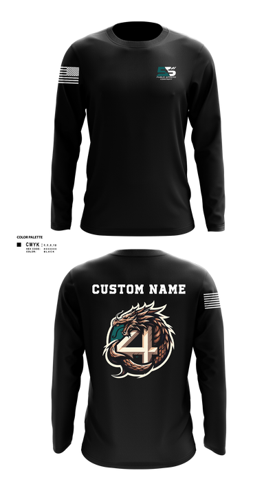 55th COMCAM 4th PLT 68871269 Long Sleeve Performance Shirt 101