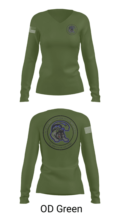 1184th DDSB 35195417 Women's Long Sleeve V-neck Shirt - 57