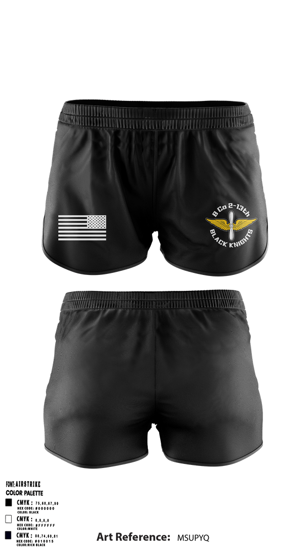 Ranger Panties, Bravo Company, 2-13th AVN REGT, Army, Teamtime, Team time, sublimation, custom sports apparel, team uniforms, spirit wear, spiritwear, sports uniforms, custom shirts, team store, custom team store, fundraiser sports, apparel fundraiser