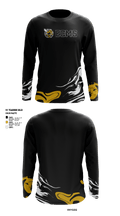 Elizabeth City Middle School Football 93033338 Long Sleeve Performance Shirt - 1