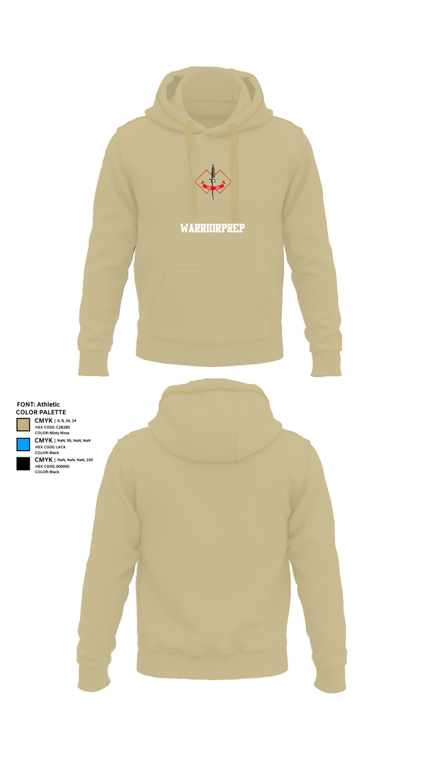 Hoodie, WarriorPrep, Navy, Teamtime, Team time, sublimation, custom sports apparel, team uniforms, spirit wear, spiritwear, sports uniforms, custom shirts, team store, custom team store, fundraiser sports, apparel fundraiser