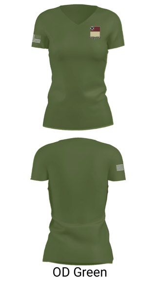 Womens Short Sleeve Vneck Shirt, HHD 166th Regiment, Army, Teamtime, Team time, sublimation, custom sports apparel, team uniforms, spirit wear, spiritwear, sports uniforms, custom shirts, team store, custom team store, fundraiser sports, apparel fundraiser