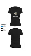 Chimney troops 46116890 Women's Short Sleeve V-neck Shirt - 37