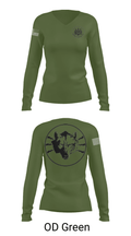 Wolves, Bravo, 305th MI 94376835 Women's Long Sleeve V-neck Shirt - 32