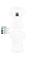 Castillo oil change 89672213 Women's Short Sleeve V-neck Shirt - 18