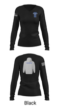 Naples High School Cross Country 74309602 Women's Long Sleeve V-neck Shirt - 35