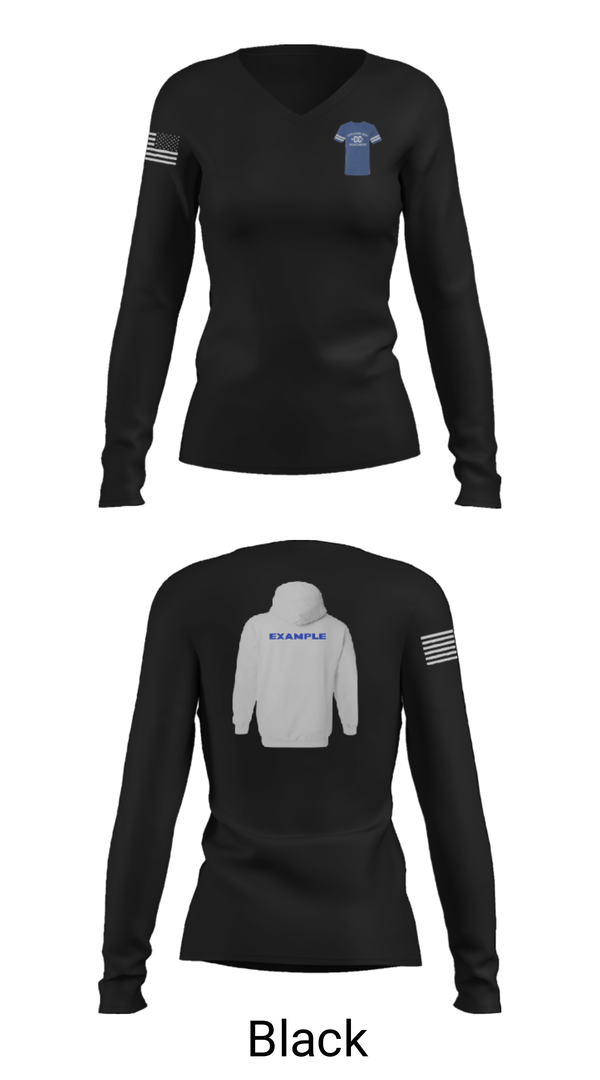 Womens Long Sleeve Vneck Shirt, Naples Cross-Country, Cross Country, Teamtime, Team time, sublimation, custom sports apparel, team uniforms, spirit wear, spiritwear, sports uniforms, custom shirts, team store, custom team store, fundraiser sports, apparel fundraiser