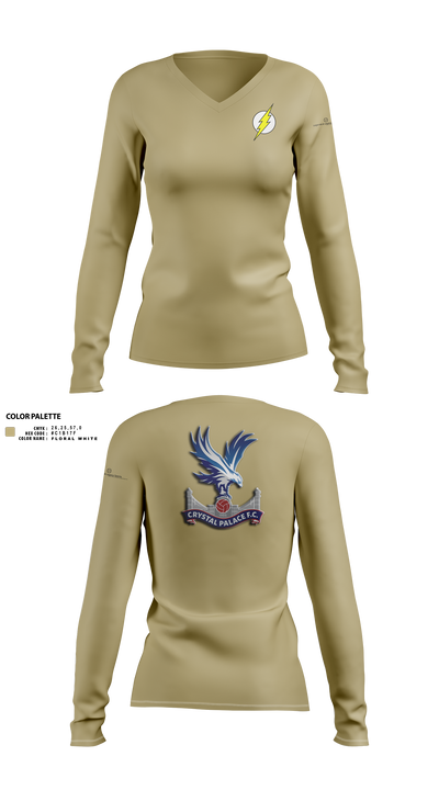 Luxury Lifestyles 80334237 Women's Long Sleeve V-neck Shirt - 2