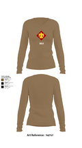 GOLD 78279862 Women's Long Sleeve V-neck Shirt - 2