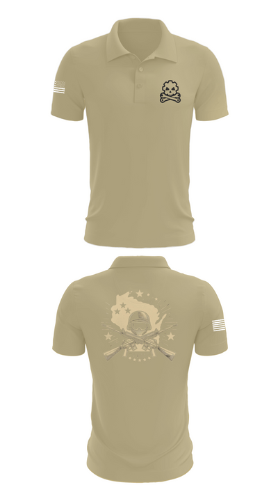 377th SMC 21529568 Short Sleeve Performance Polo - 87