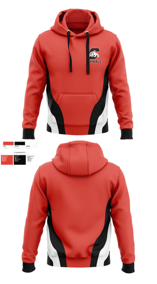Hoodie, Central High School Football, Football, Teamtime, Team time, sublimation, custom sports apparel, team uniforms, spirit wear, spiritwear, sports uniforms, custom shirts, team store, custom team store, fundraiser sports, apparel fundraiser