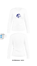 Mustangs Volleyball 81699513 Women's Long Sleeve V-neck Shirt - 15