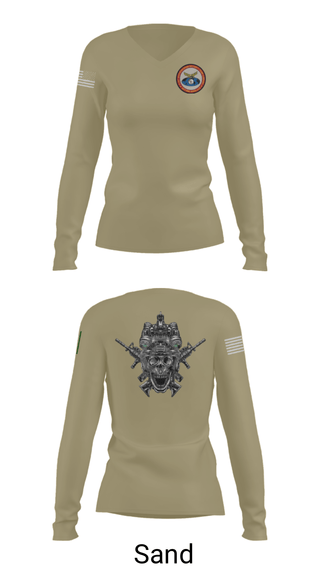 Women's Long Sleeve Vneck Shirt, Alpha 4 Fast company, Marines, Teamtime, Team time, sublimation, custom sports apparel, team uniforms, spirit wear, spiritwear, sports uniforms, custom shirts, team store, custom team store, fundraiser sports, apparel fundraiser