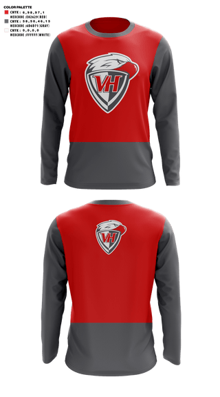 Long Sleeve Performance Shirt, Van Horn High School Cheer, Cheer, Teamtime, Team time, sublimation, custom sports apparel, team uniforms, spirit wear, spiritwear, sports uniforms, custom shirts, team store, custom team store, fundraiser sports, apparel fundraiser