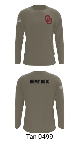 Long Sleeve Performance Shirt, OU Army ROTC, Army, Teamtime, Team time, sublimation, custom sports apparel, team uniforms, spirit wear, spiritwear, sports uniforms, custom shirts, team store, custom team store, fundraiser sports, apparel fundraiser