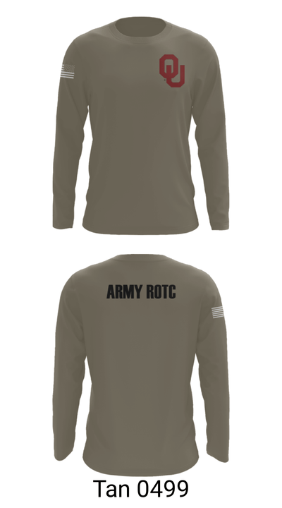 OU Army ROTC 95723228 Long Sleeve Performance Shirt - 66