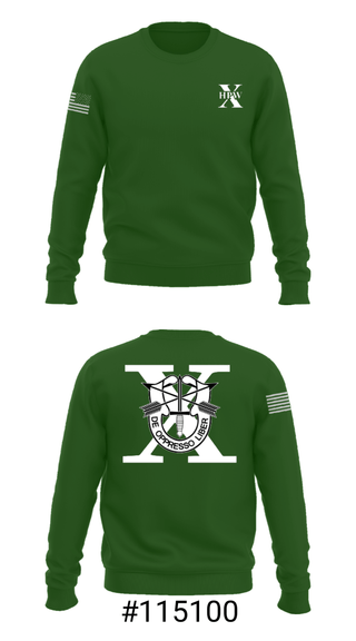 Crew Neck Sweatshirt, 10th Special Forces HPW, , Teamtime, Team time, sublimation, custom sports apparel, team uniforms, spirit wear, spiritwear, sports uniforms, custom shirts, team store, custom team store, fundraiser sports, apparel fundraiser