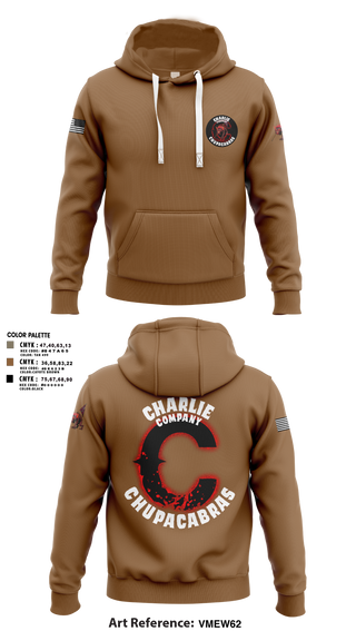 Hoodie, C Co Chupacabras, Army, Teamtime, Team time, sublimation, custom sports apparel, team uniforms, spirit wear, spiritwear, sports uniforms, custom shirts, team store, custom team store, fundraiser sports, apparel fundraiser