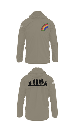 Windbreaker, 42ND Infantry Division, Army, Teamtime, Team time, sublimation, custom sports apparel, team uniforms, spirit wear, spiritwear, sports uniforms, custom shirts, team store, custom team store, fundraiser sports, apparel fundraiser