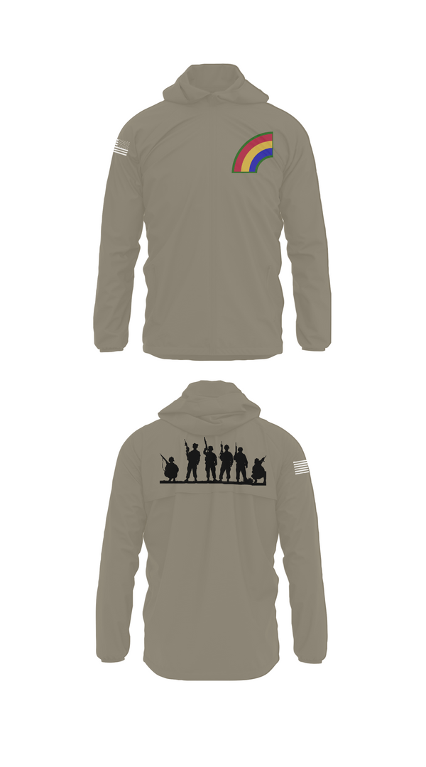 Windbreaker, 42ND Infantry Division, Army, Teamtime, Team time, sublimation, custom sports apparel, team uniforms, spirit wear, spiritwear, sports uniforms, custom shirts, team store, custom team store, fundraiser sports, apparel fundraiser